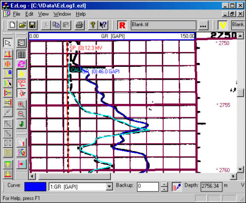 Well Log Digitisation Example